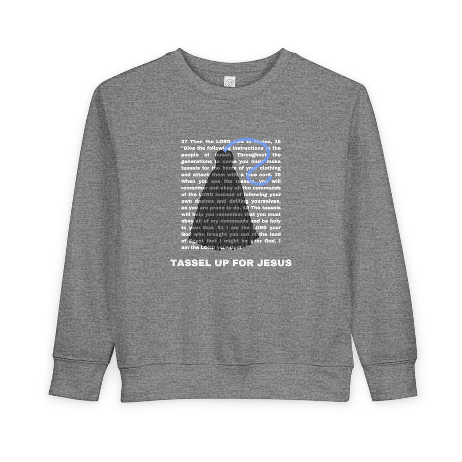 Numbers 15:37-41 Bible Verse Toddler Sweatshirt