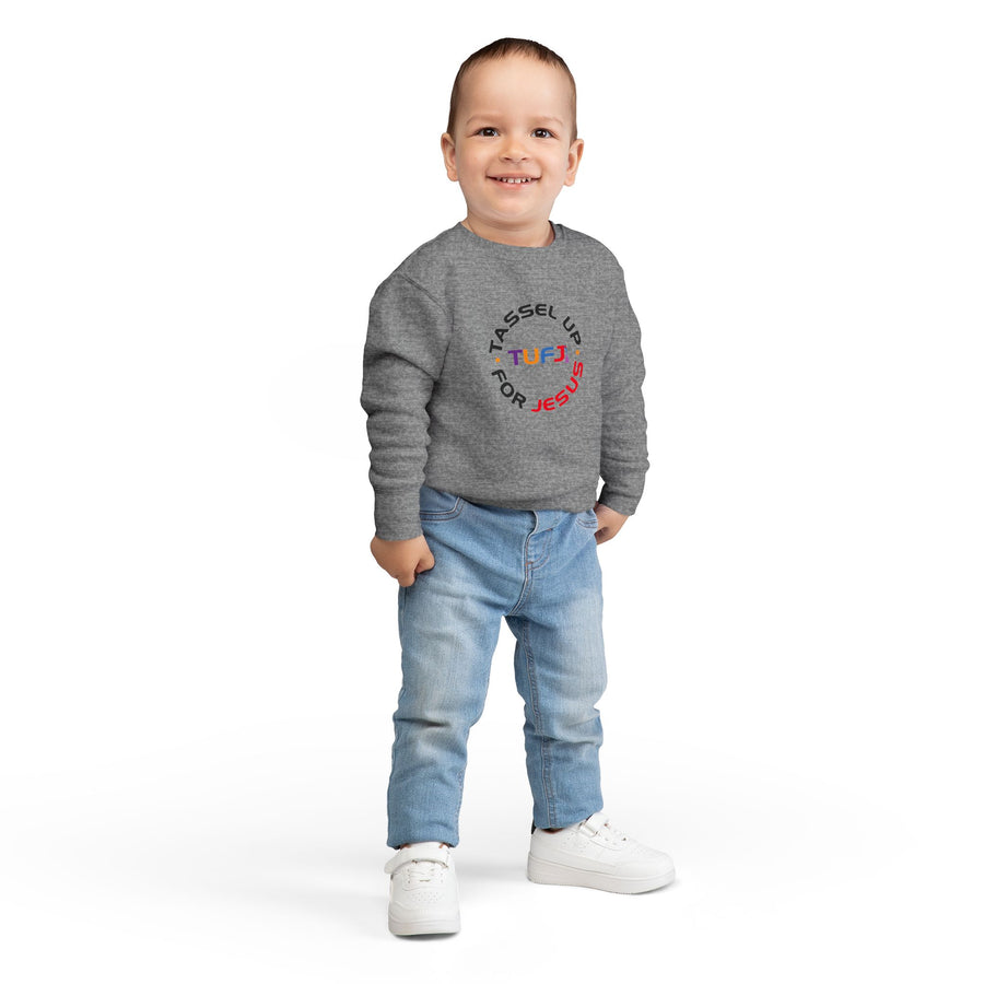 Tassel Up For Jesus Logo Toddler Sweatshirt