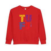 TUFJ Multicolor Repeat Toddler Sweatshirt