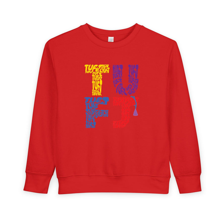 TUFJ Multicolor Repeat Toddler Sweatshirt