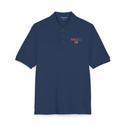 Tassel Up Graffiti Unisex Polo Shirt (Embroidery)