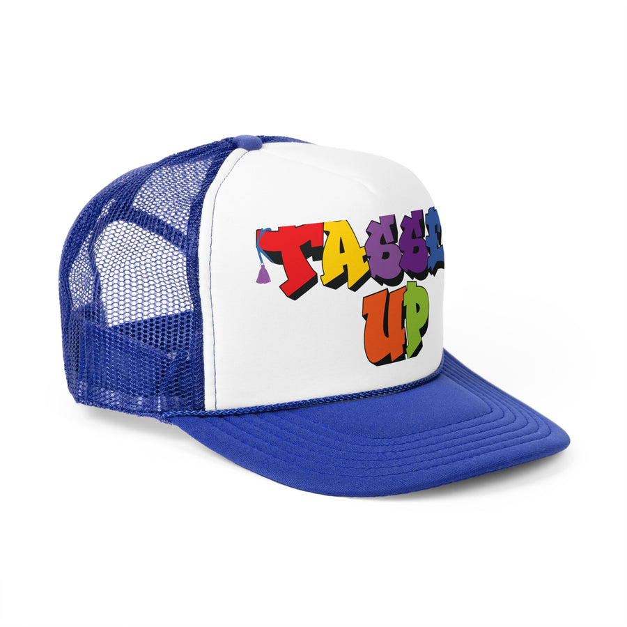 Tassel Up Graffiti Trucker Cap