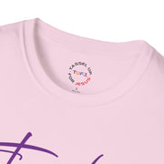 Tassel Up Purple Cursive Unisex Softstyle T-Shirt