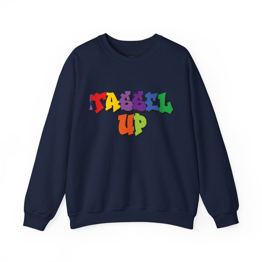 Tassel Up Graffiti Unisex Sweatshirt