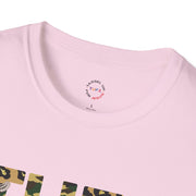 TUFJ Camo Leopard And Pearls Unisex Softstyle T-Shirt