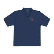 Tassel Up Graffiti Unisex Polo Shirt (Embroidery)