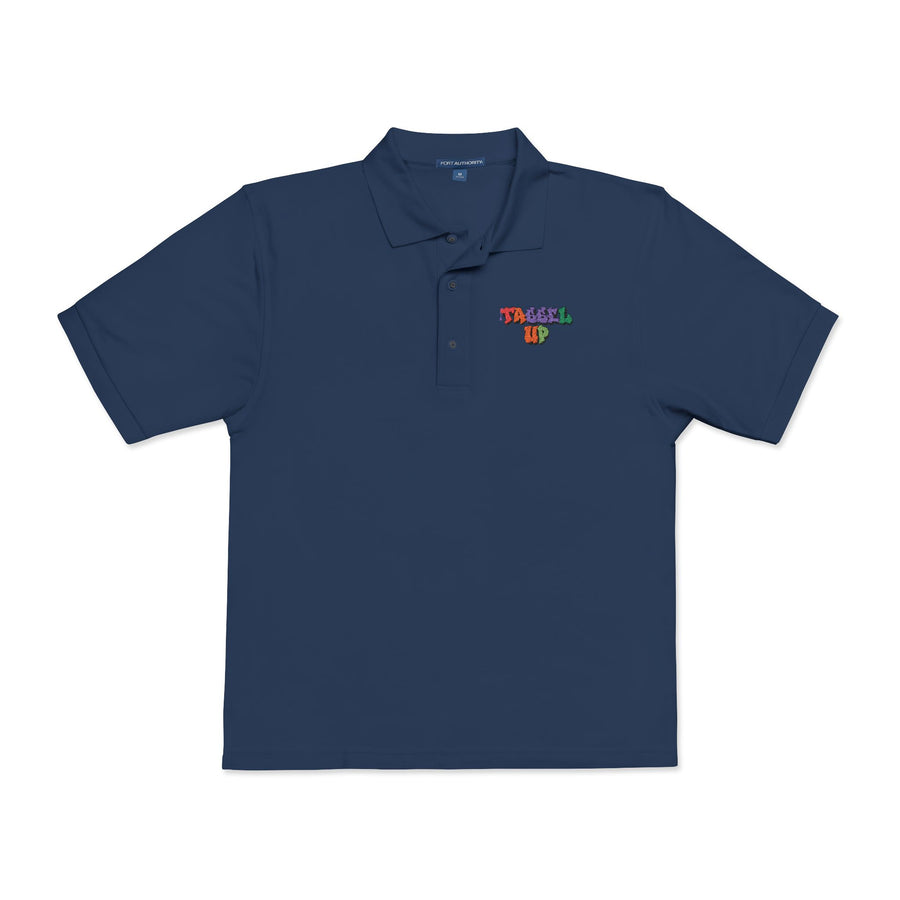 Tassel Up Graffiti Unisex Polo Shirt (Embroidery)