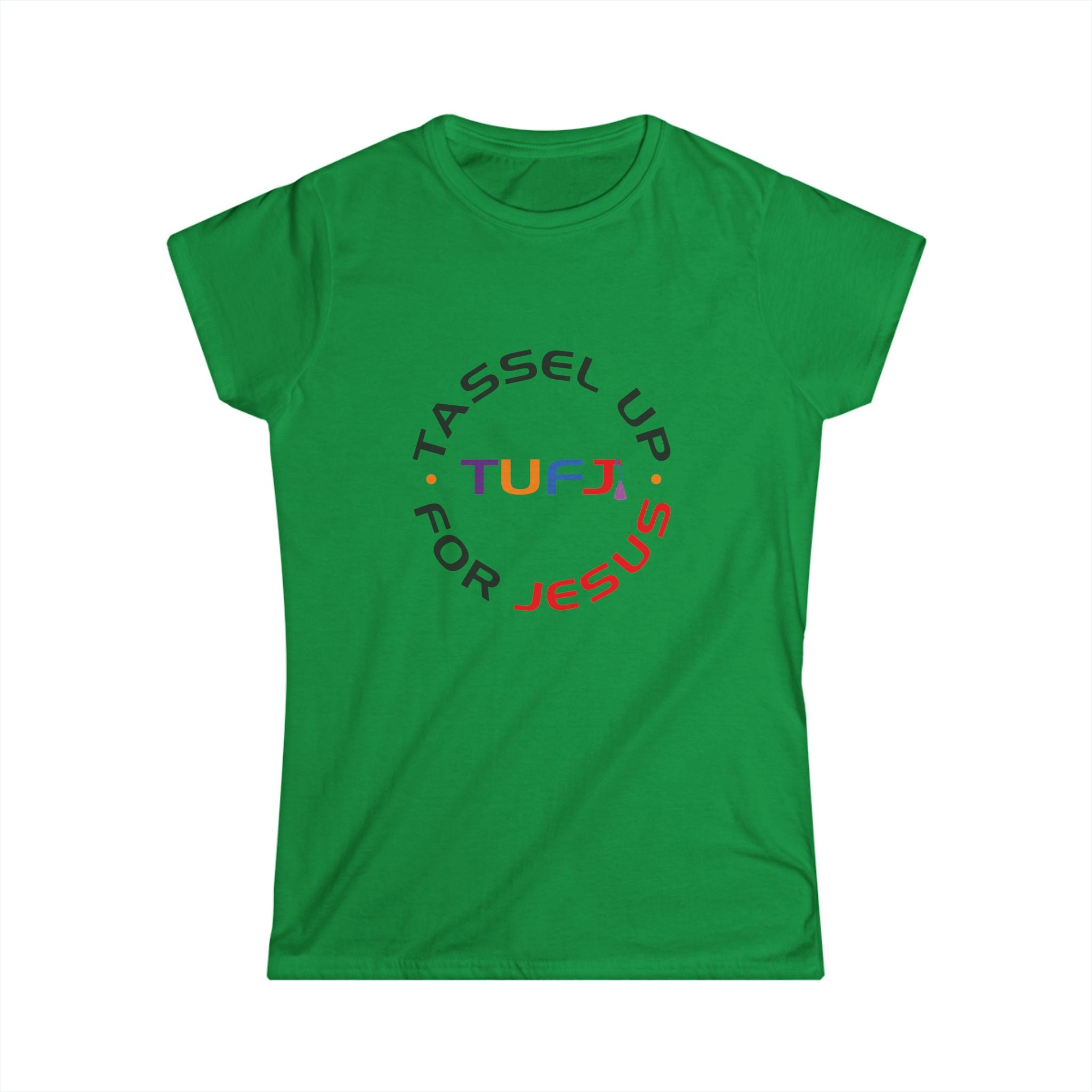 Tassel Up For Jesus Logo Women's Softstyle Tee