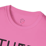 TUFJ Black Print Drip Unisex Softstyle T-Shirt