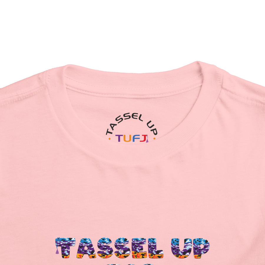 Tassel Up For Jesus Camo Toddler Short Sleeve Tee