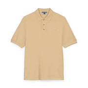 Tassel Up Cursive Unisex Polo Shirt (Embroidery)