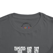 TUFJ White Letter Toddler Short Sleeve Tee