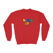 Tassel Up Graffiti Youth Crewneck Sweatshirt