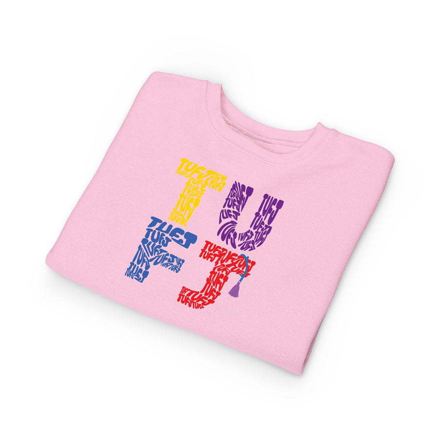 TUFJ Multicolor Repeat Toddler Sweatshirt