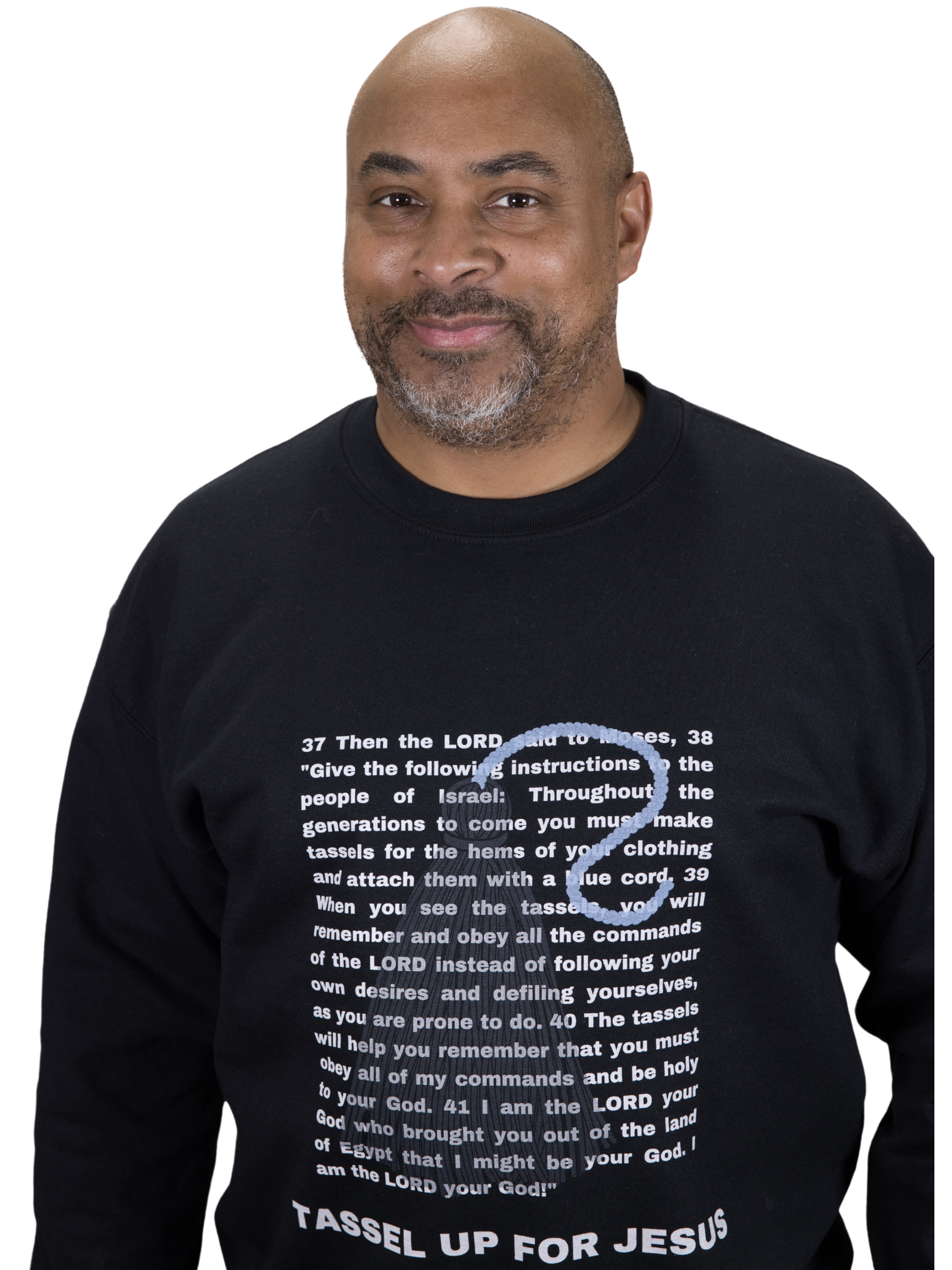 Bible Verse Unisex Sweatshirt (Numbers 15: 37-41)