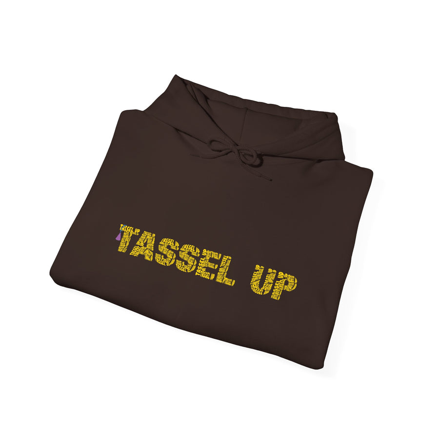 Tassel Up Yellow Repeat Unisex Hoodie