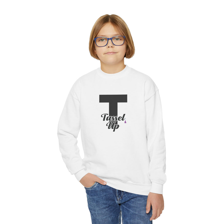 Tassel T Up Youth Crewneck Sweatshirt