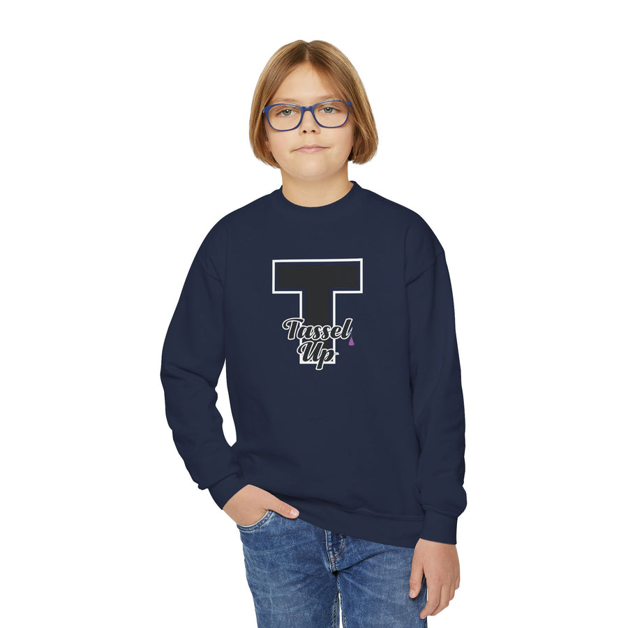 Tassel T Up Youth Crewneck Sweatshirt