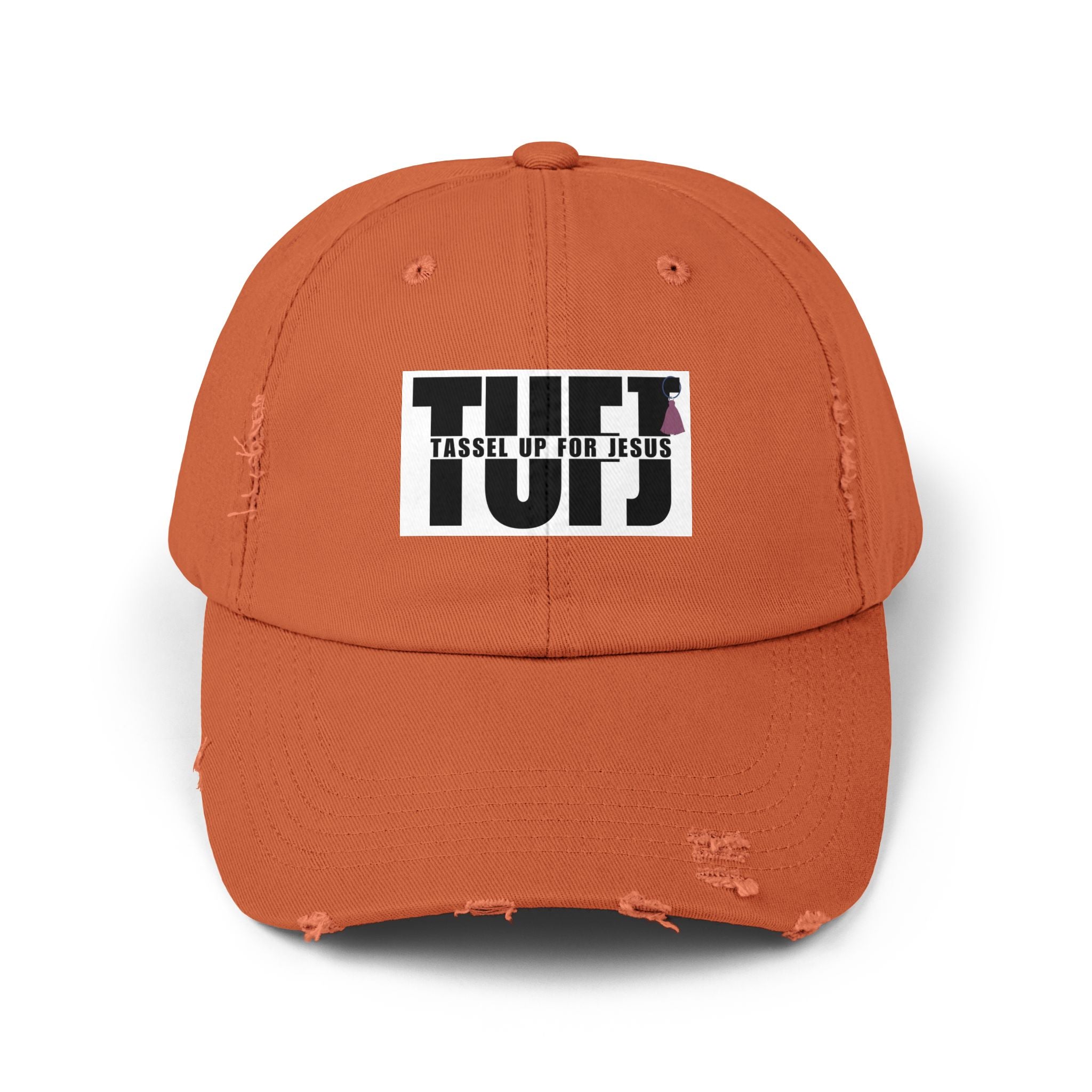 TUFJ Unisex Distressed Cap