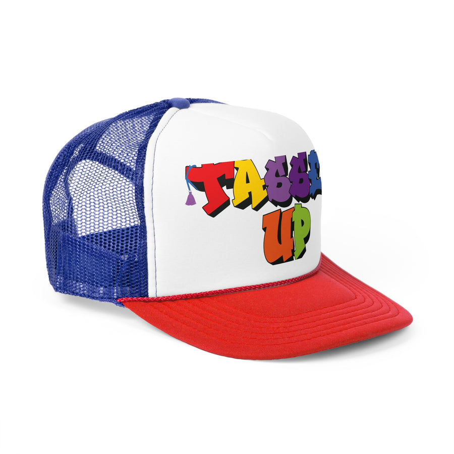 Tassel Up Graffiti Trucker Cap