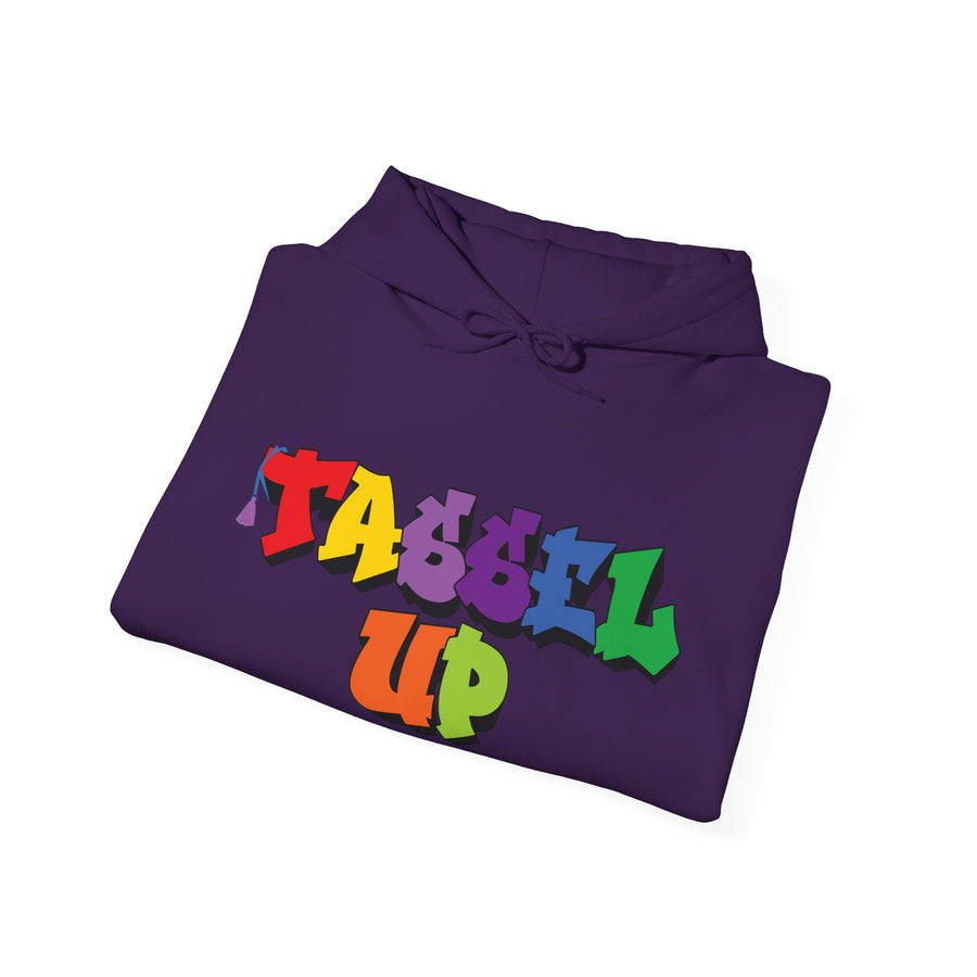 Tassel Up Graffiti Unisex Hoodie
