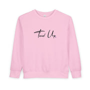 Tassel Up Cursive Toddler Sweatshirt