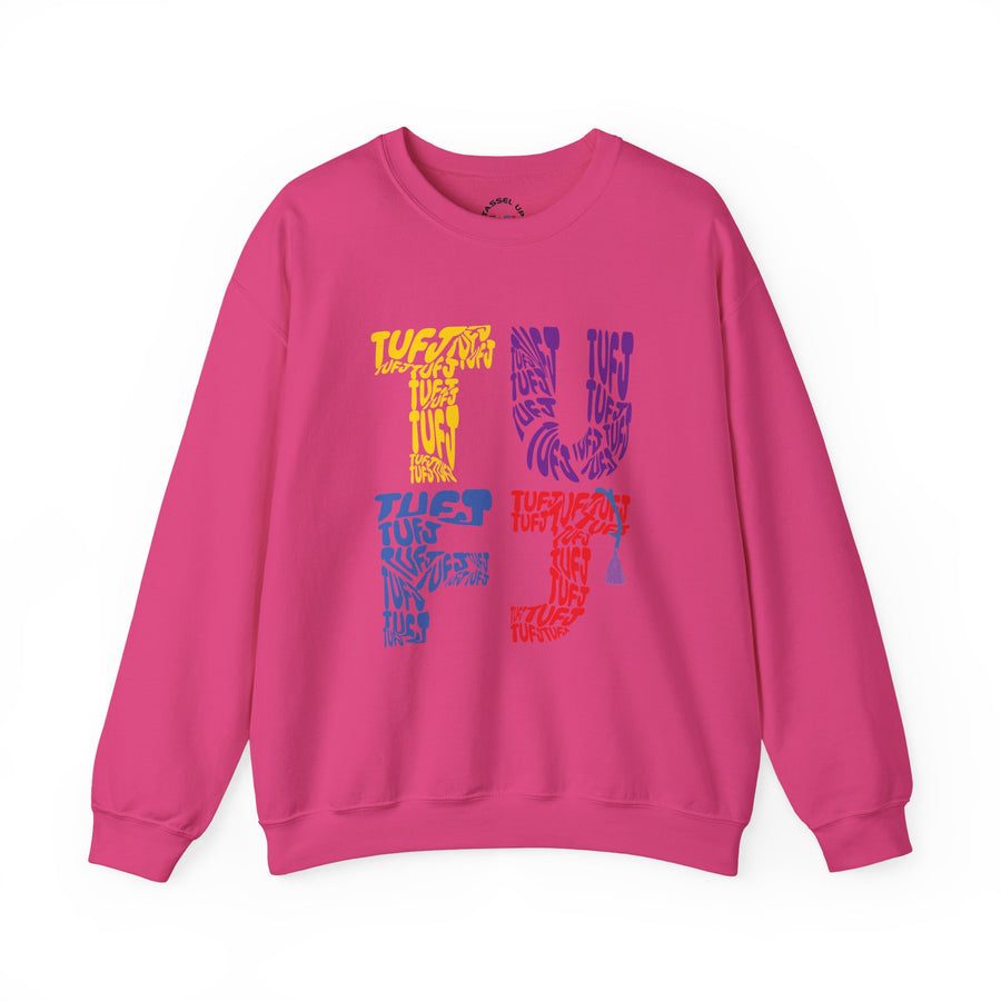 TUFJ Multicolor Repeat Unisex Sweatshirt