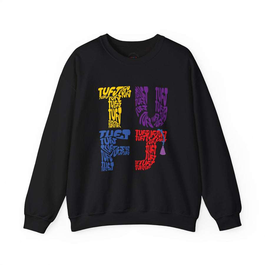 TUFJ Multicolor Repeat Unisex Sweatshirt