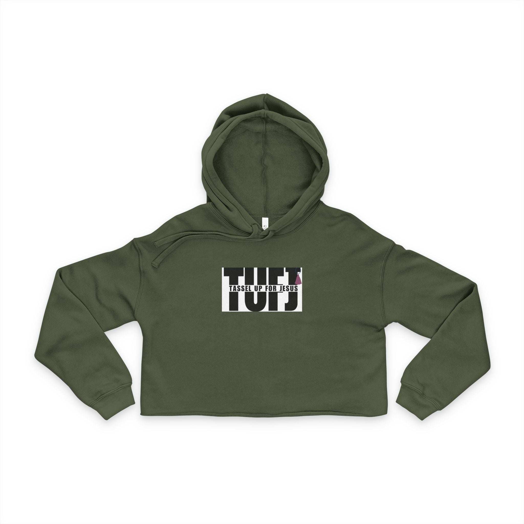 Women's Cropped TUFJ Hoodie