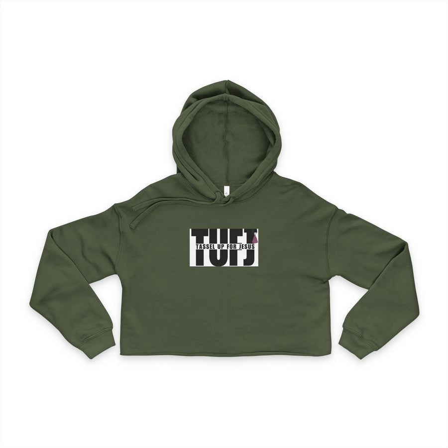 Women's Cropped TUFJ Hoodie