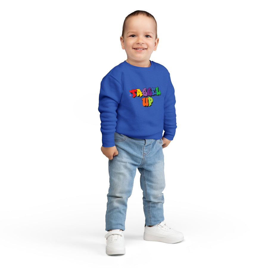 Tassel Up Graffiti Toddler Sweatshirt
