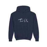 Tassel Up Cursive Youth Heavy Blend Hoodie