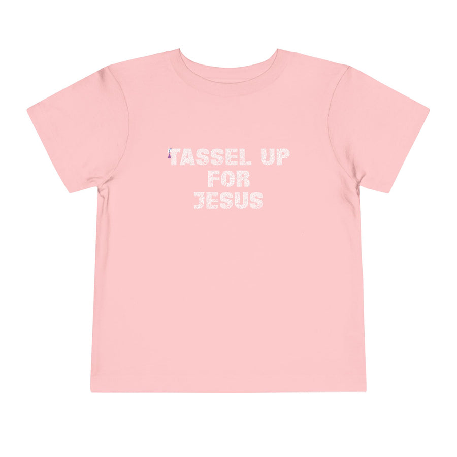 Tassel Up For Jesus Repeat Toddler Short Sleeve Tee