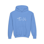 Tassel Up Cursive Youth Heavy Blend Hoodie