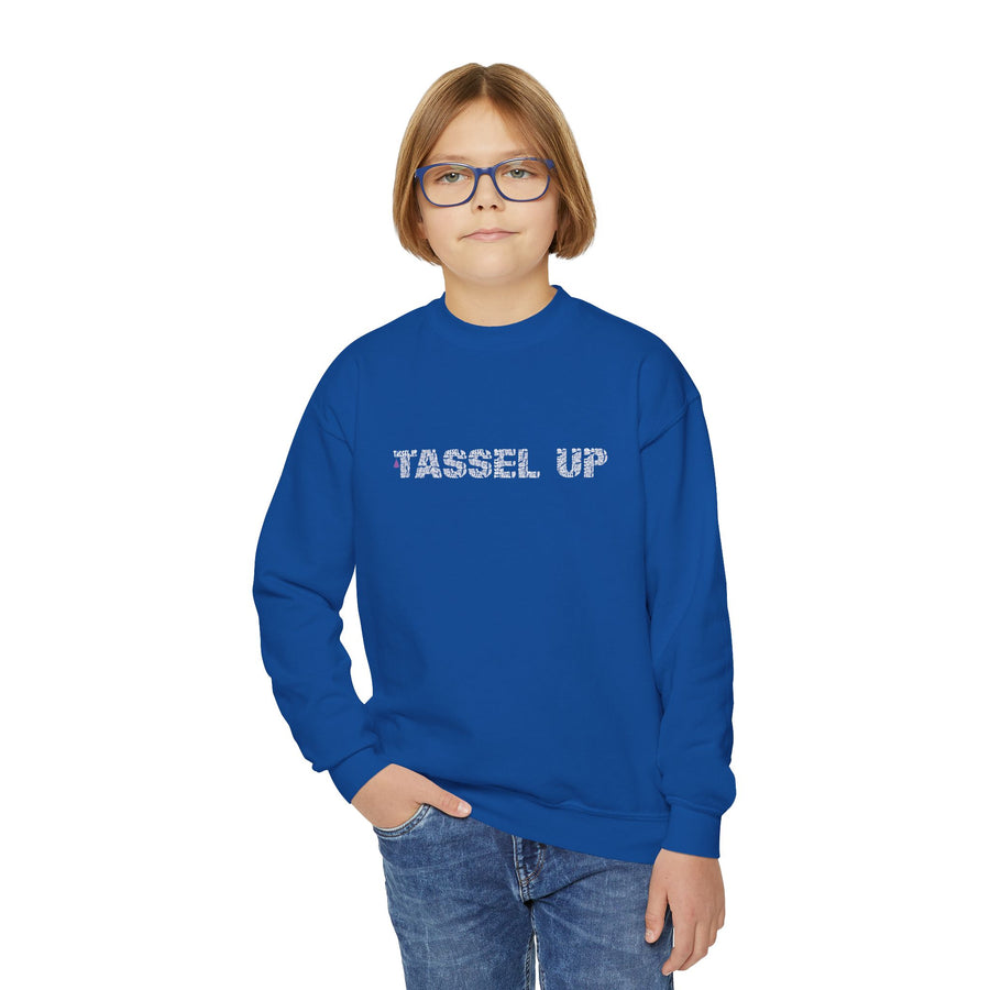 Tassel Up Repeat Youth Crewneck Sweatshirt