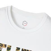 TUFJ Camo Leopard And Pearls Unisex Softstyle T-Shirt