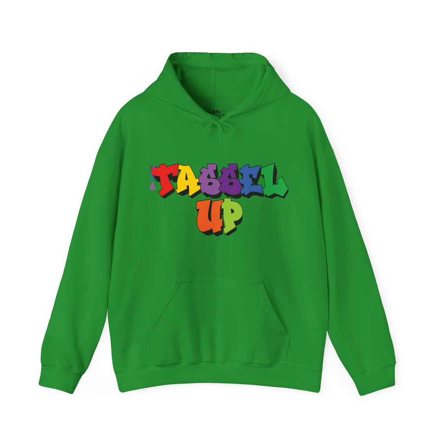 Tassel Up Graffiti Unisex Hoodie