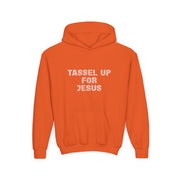 Tassel Up For Jesus Repeat Youth Heavy Blend Hoodie