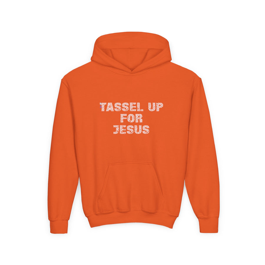 Tassel Up For Jesus Repeat Youth Heavy Blend Hoodie