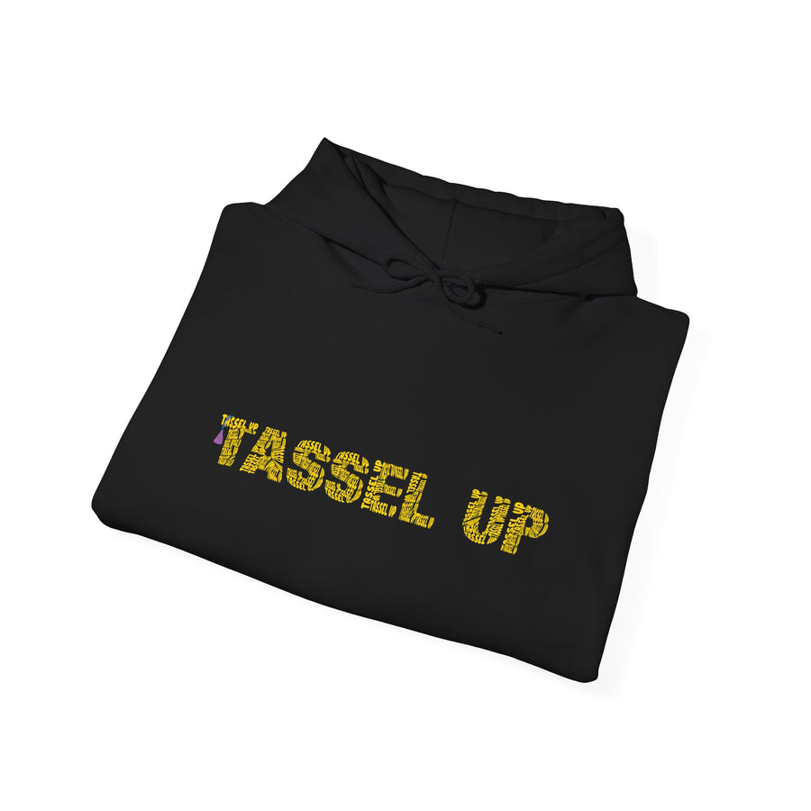 Tassel Up Yellow Repeat Unisex Hoodie