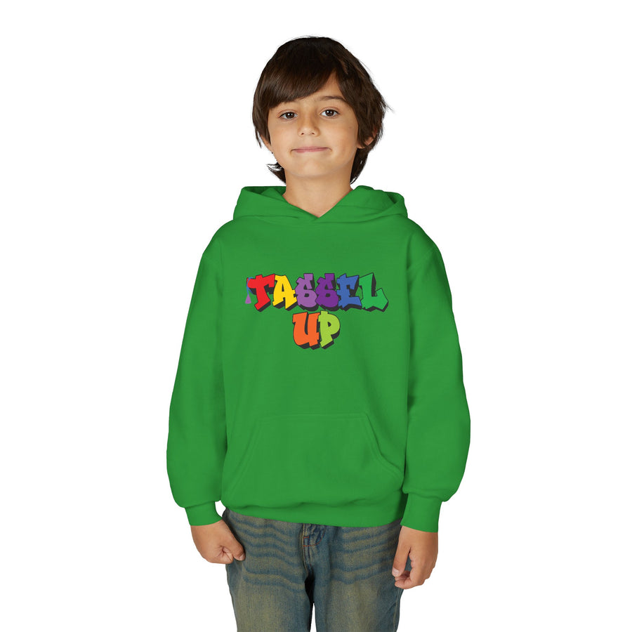 Tassel up Graffiti Youth Heavy Blend Hoodie