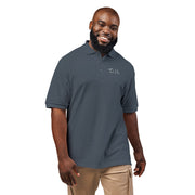 Tassel Up Cursive Unisex Polo Shirt (Embroidery)