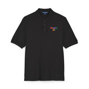 Tassel Up Graffiti Unisex Polo Shirt (Embroidery)