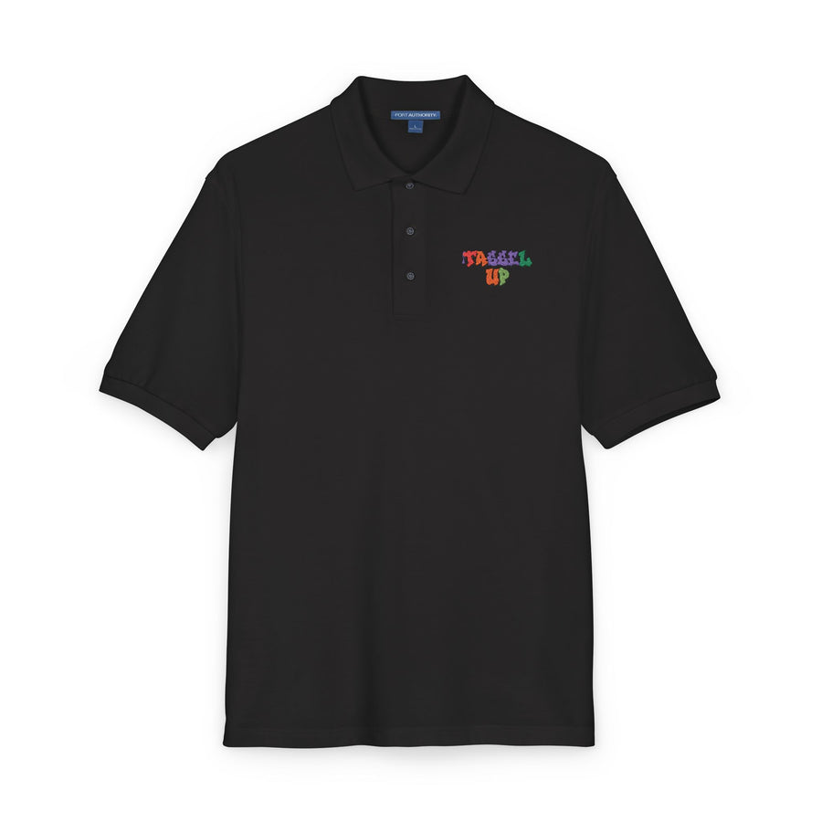 Tassel Up Graffiti Unisex Polo Shirt (Embroidery)