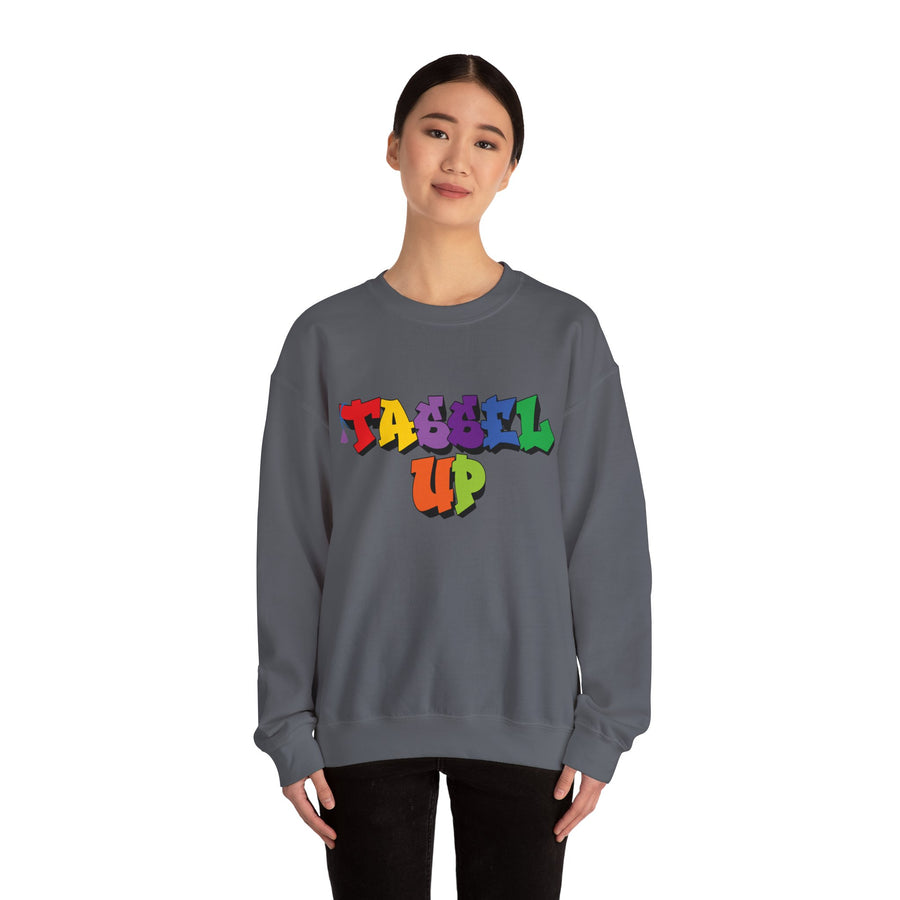 Tassel Up Graffiti Unisex Sweatshirt