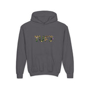 TUFJ Camo Leopard And Pearls Youth Heavy Blend Hoodie