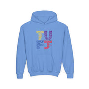 TUFJ Multicolor Repeat Youth Heavy Blend Hoodie
