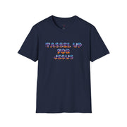 Tassel Up For Jesus Camo Unisex Softstyle T-Shirt