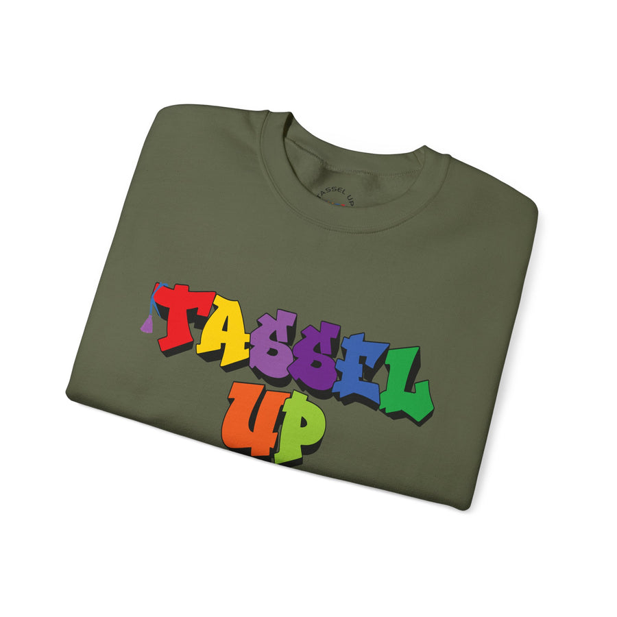 Tassel Up Graffiti Unisex Sweatshirt