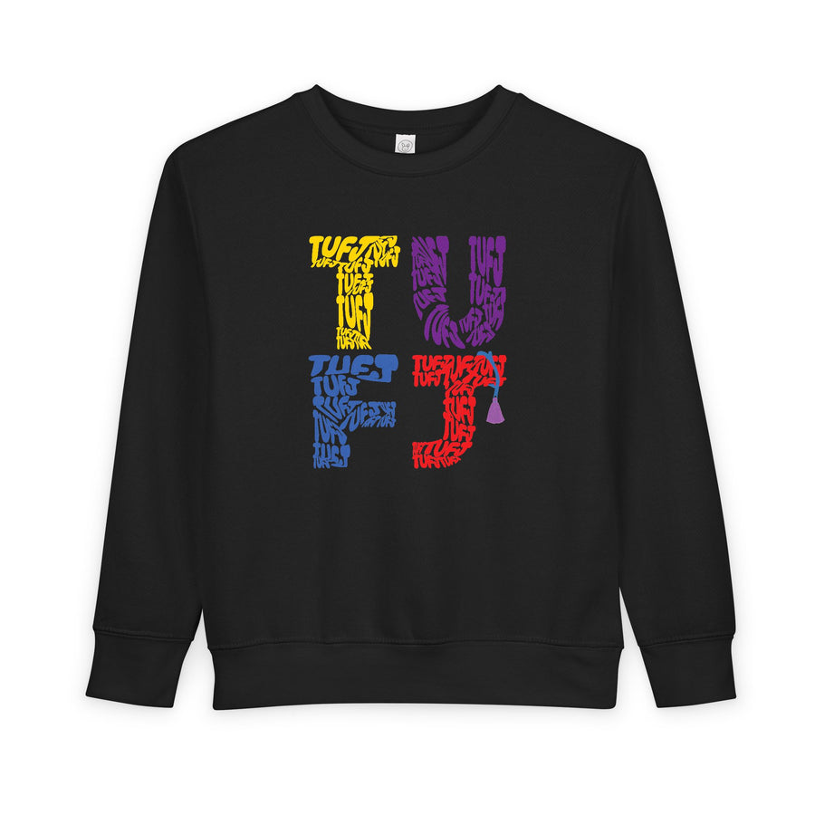 TUFJ Multicolor Repeat Toddler Sweatshirt